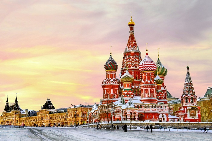Cung điện Kremlin - Matxcơva là một trong những cảnh đẹp nước Nga