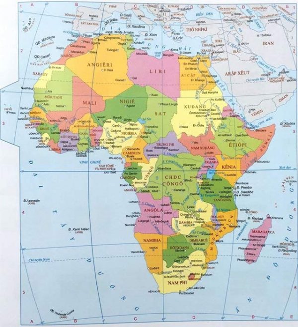 châu Phi có bao nhiêu đất nước