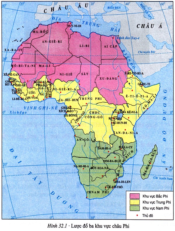 Châu Phi nối liền với châu Á bởi eo đất