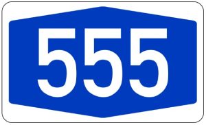 Trong số học, 555 có ý nghĩa gì?